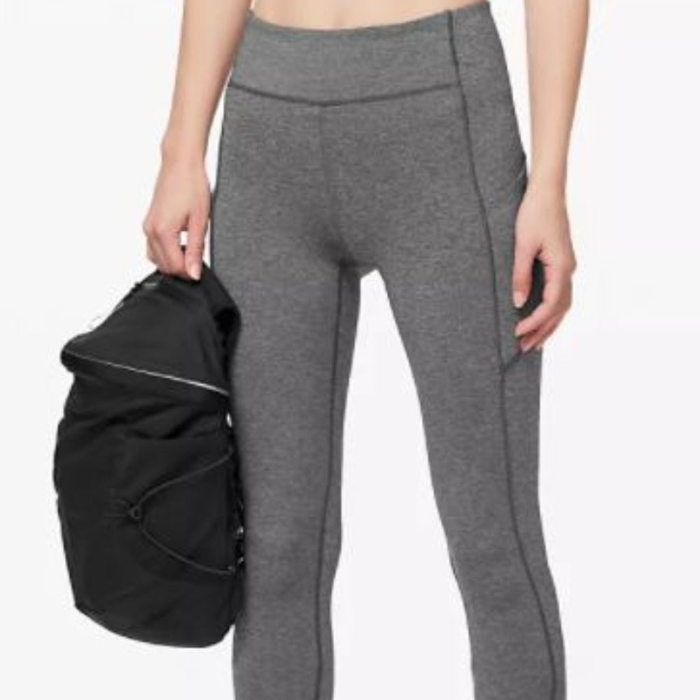 Speed Up Tight 28" Grey Heathered Black Sz6